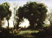 camille corot A Morning; Dance of the Nymphs(Salon of 1850-1851) Sweden oil painting reproduction